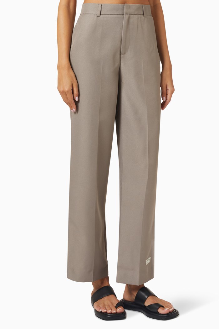 

Re-form Split Hem Pants, Brown