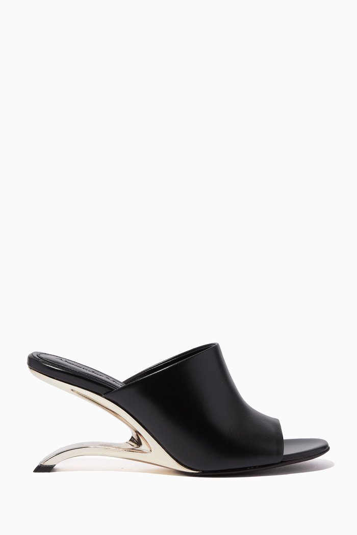 

Arc 75 Mules in Leather, Black