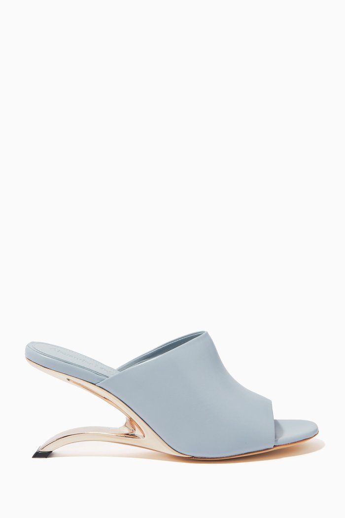 

Arc 75 Mules in Leather, Blue