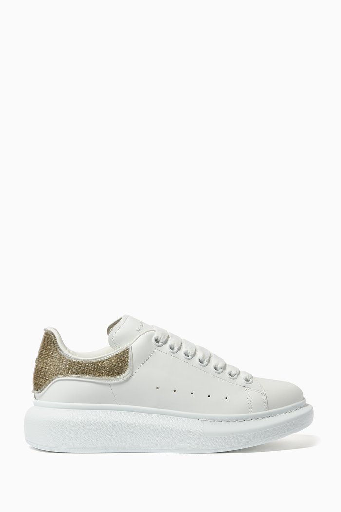

Oversized Sneakers in Leather, White