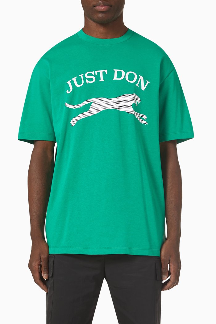

T-shirt in Cotton, Green