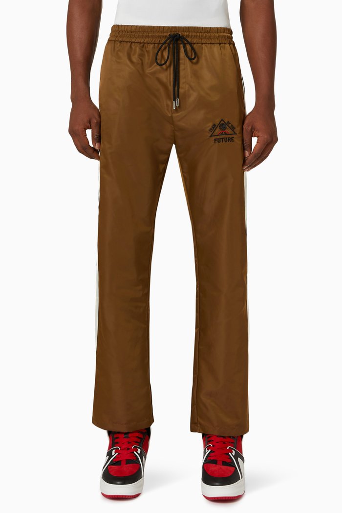 

Track Pants in Nylon, Brown