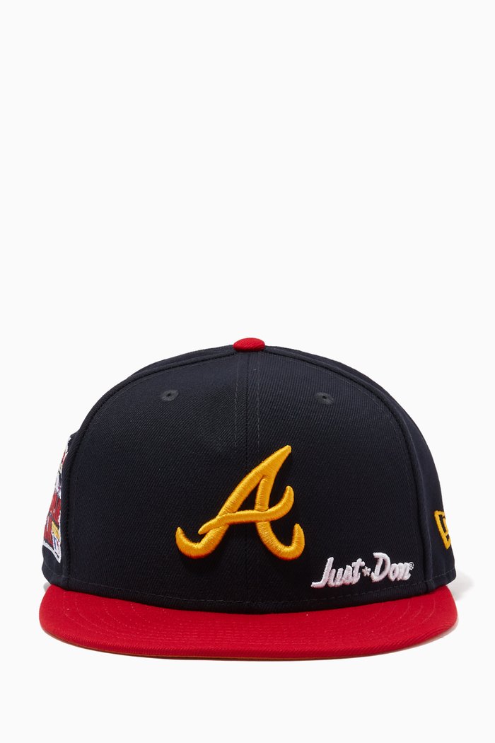 

x New Era Atlanta Braves Cap in Canvas, Blue
