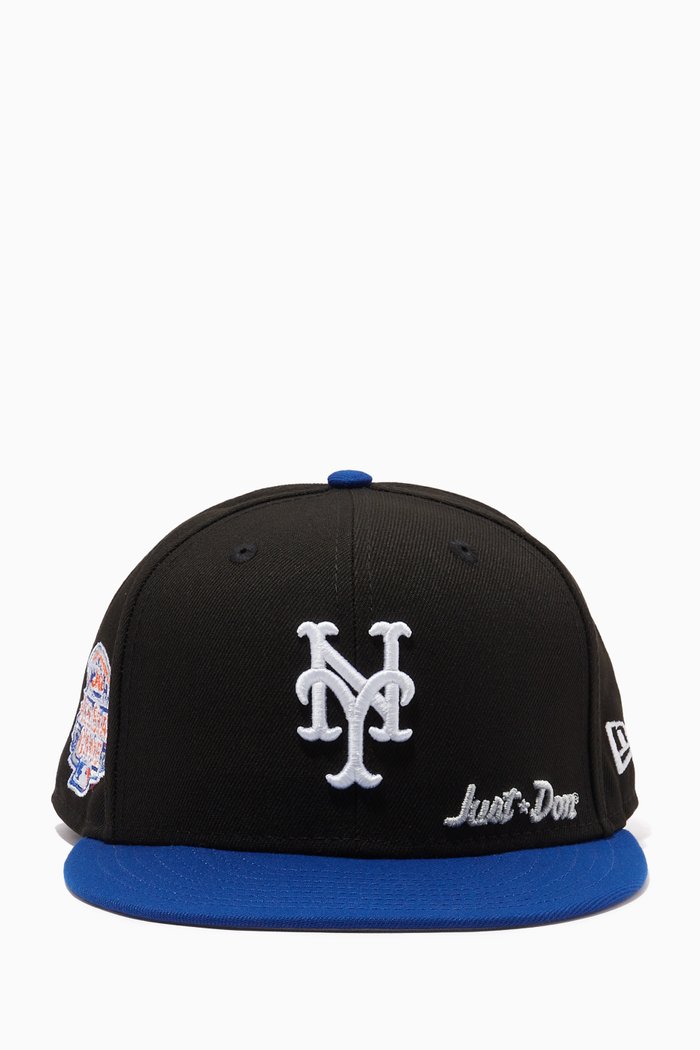 

x New Era NY Mets Cap in Canvas, Black