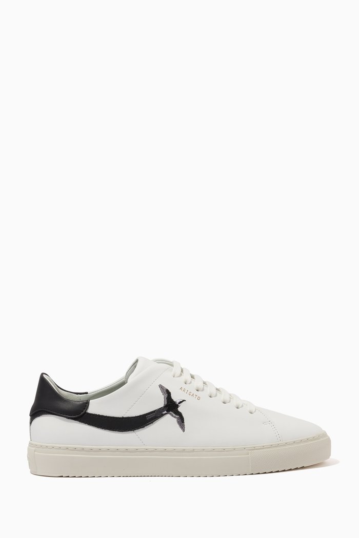 

Clean 90 Stripe Bee Bird Sneakers in Triple Leather, White