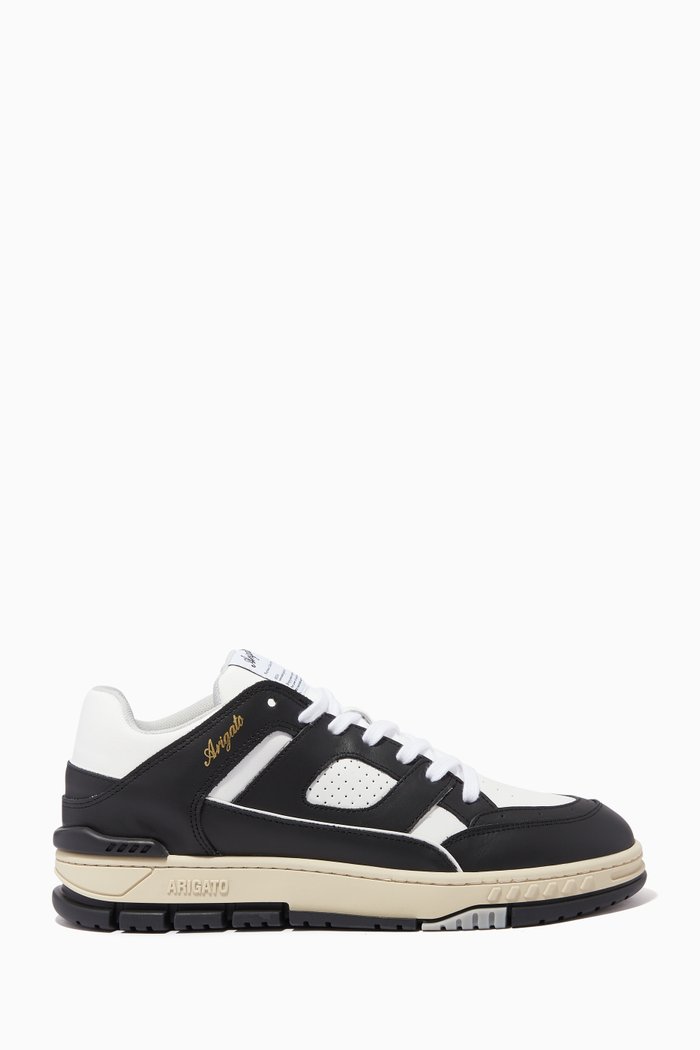 

Area Low-top Sneakers in Leather, Black