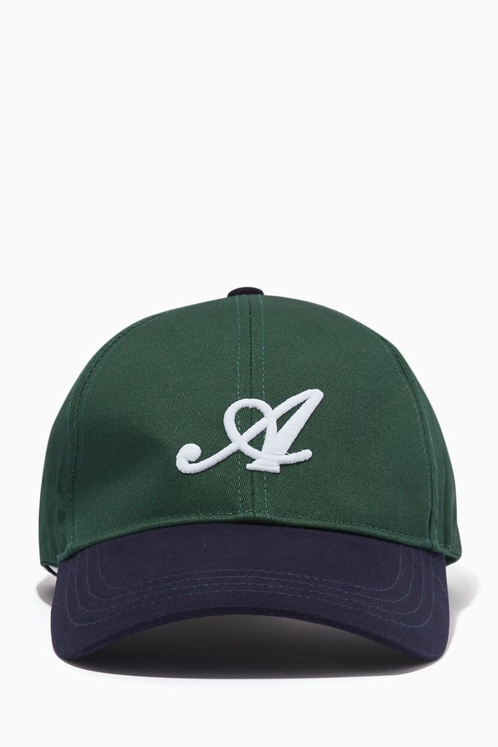 

Signature Two-tone Cap in Cotton, Green