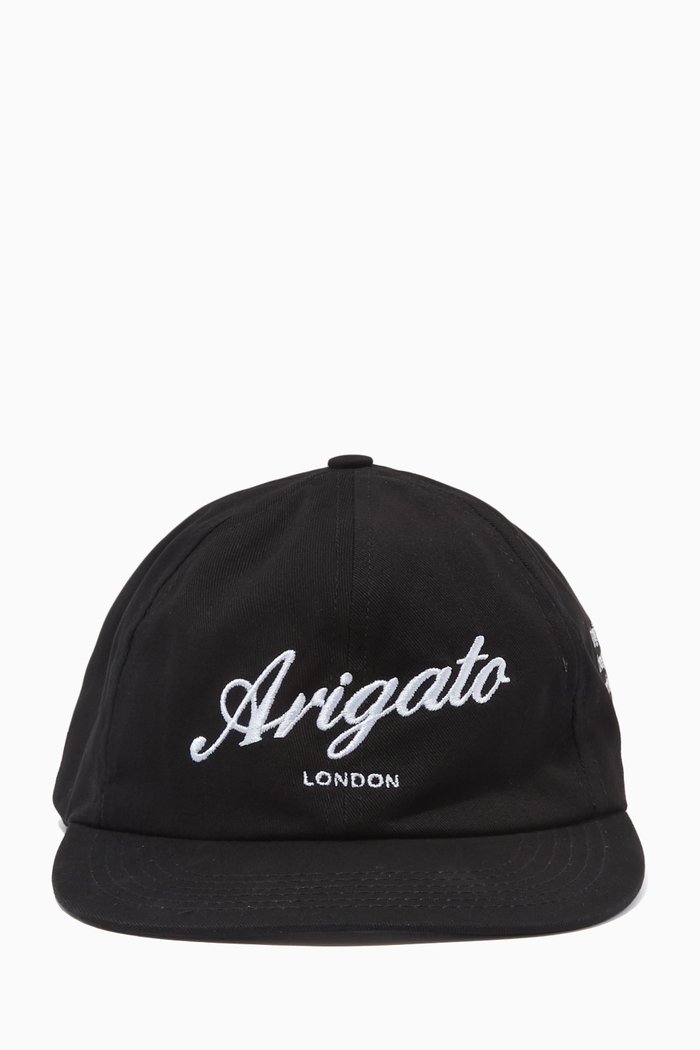 

London Logo Cap in Cotton, Blue