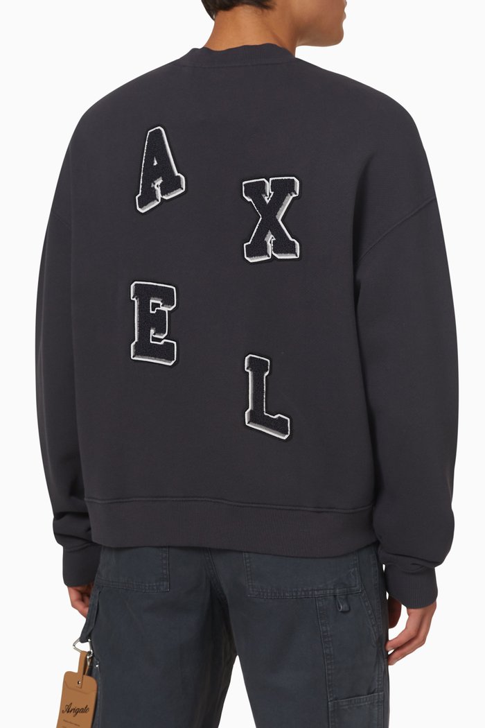 

Illusion Sweatshirt in Organic Cotton, Black