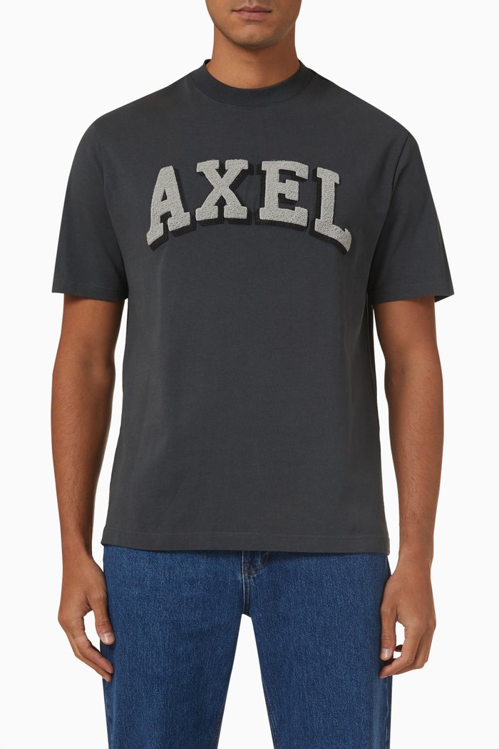 

Arc Logo Patch T-shirt in Organic Cotton, Black