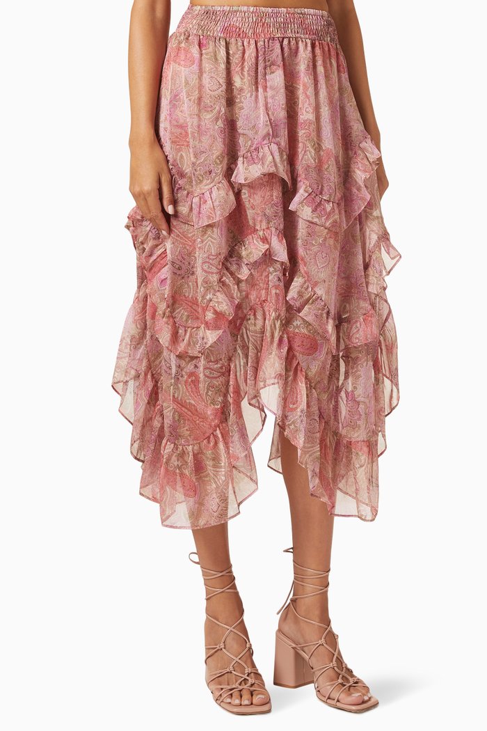 

Demeter Skirt in Chiffon, Pink