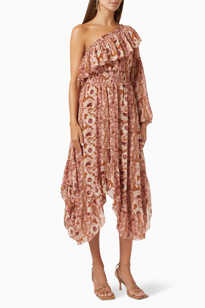 

Vola Dress in Chiffon, Brown