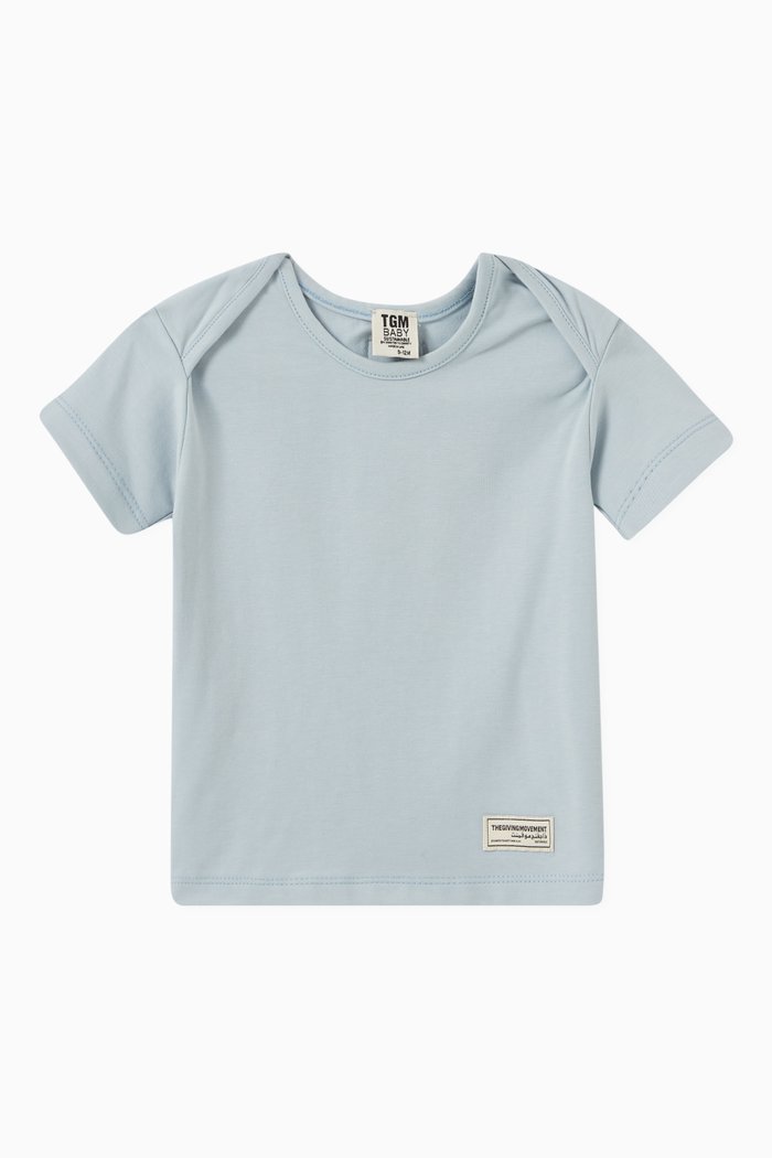 

Logo T-shirt in Organic Cotton, Blue