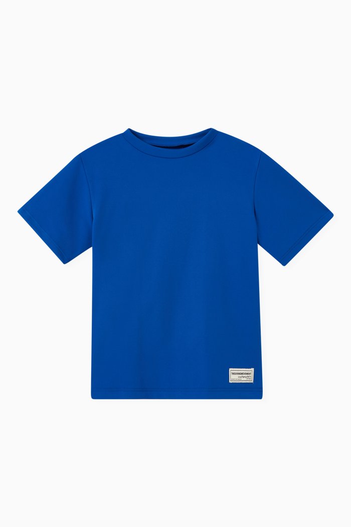 

Regular T-shirt in Recycled Blend, Blue