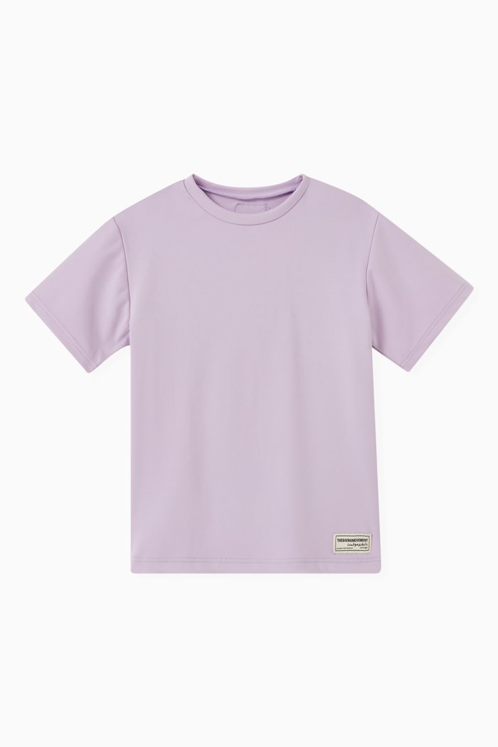 

Regular T-shirt in Recycled Blend, Purple