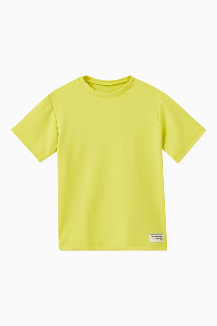 

Regular T-shirt in Recycled Blend, Yellow