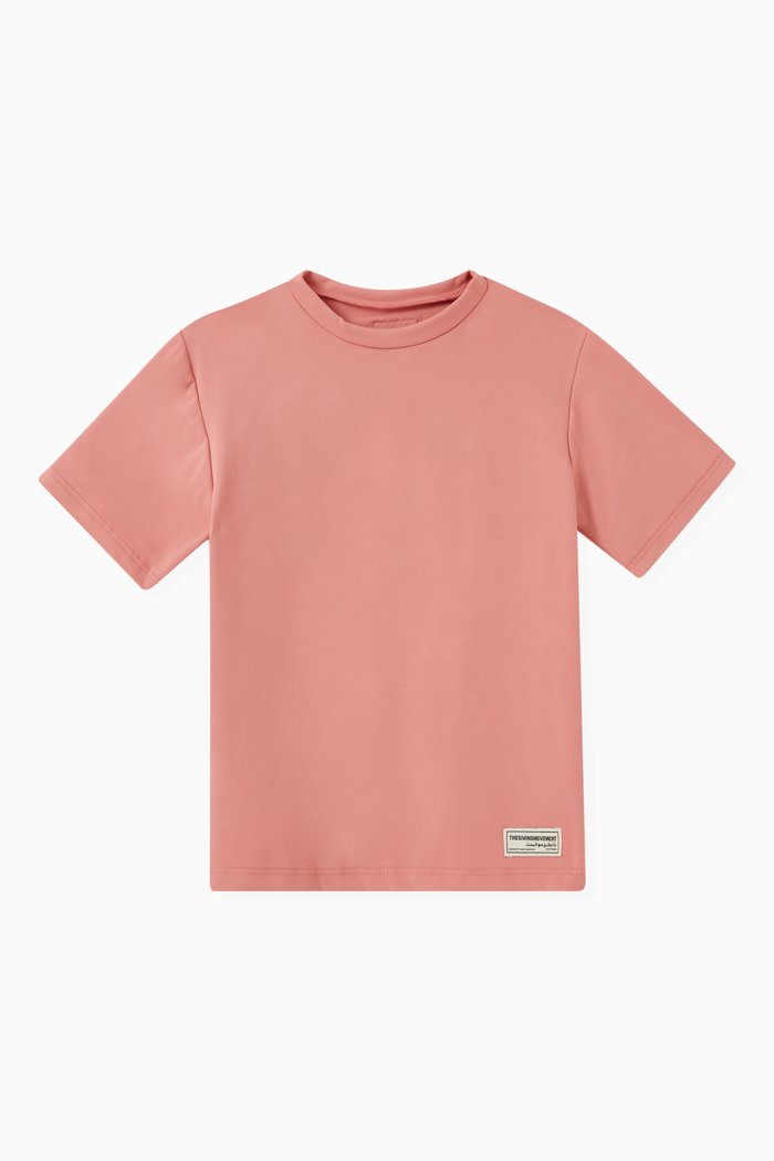 

Regular T-shirt in Recycled Blend, Pink