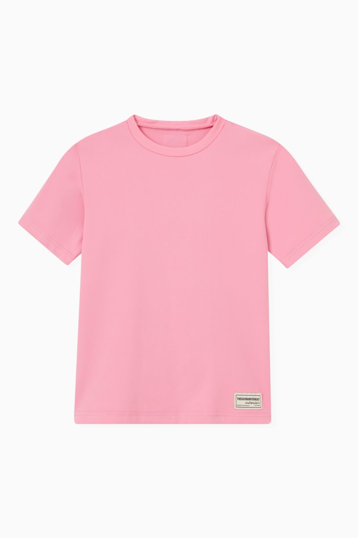 

Regular T-shirt in Recycled Blend, Pink