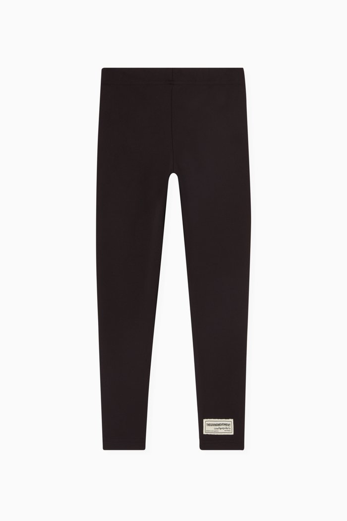 

Logo Leggings in Recycled Blend, Black
