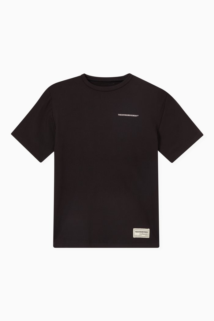 

Oversized T-shirt in Recycled Blend, Black
