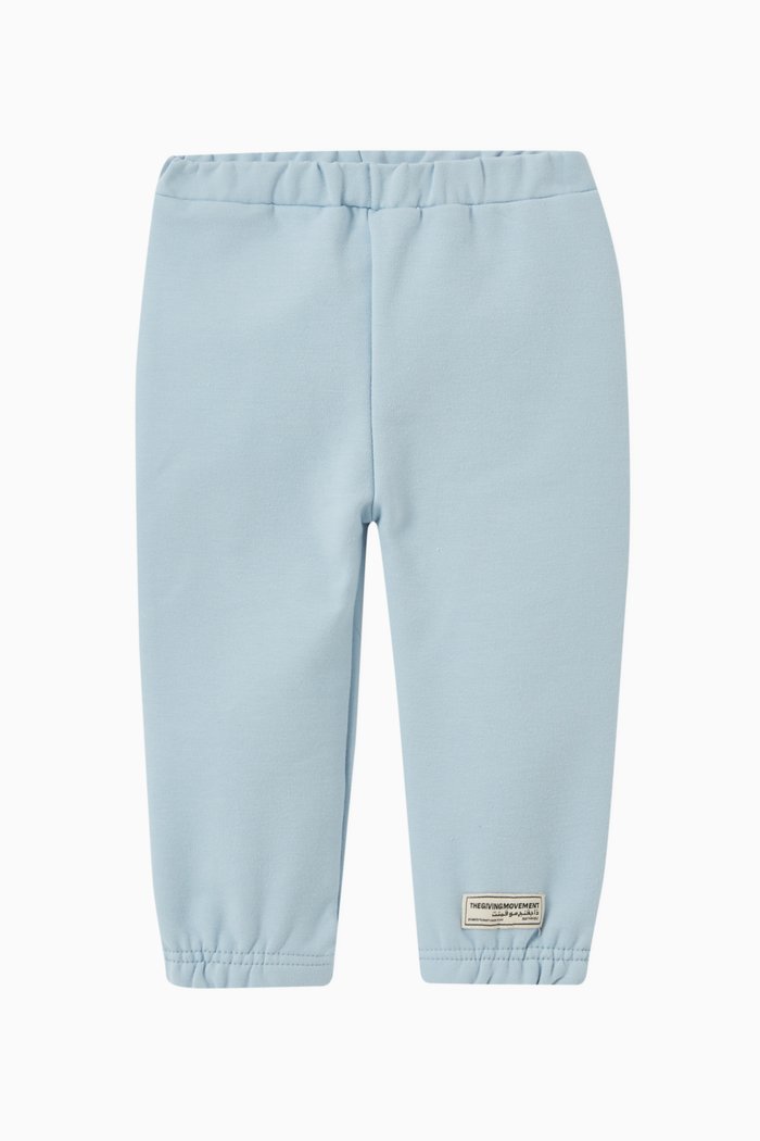 

Logo Joggers in Organic Cotencel, Blue