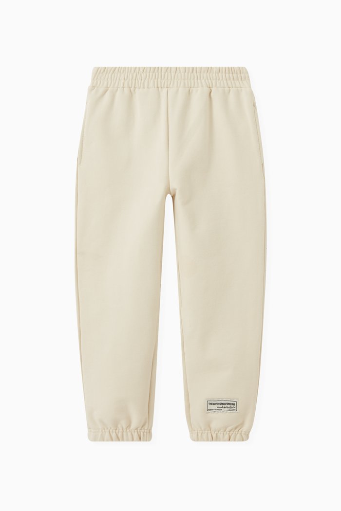 

Logo Sweatpants in Organic Cotton, Neutral