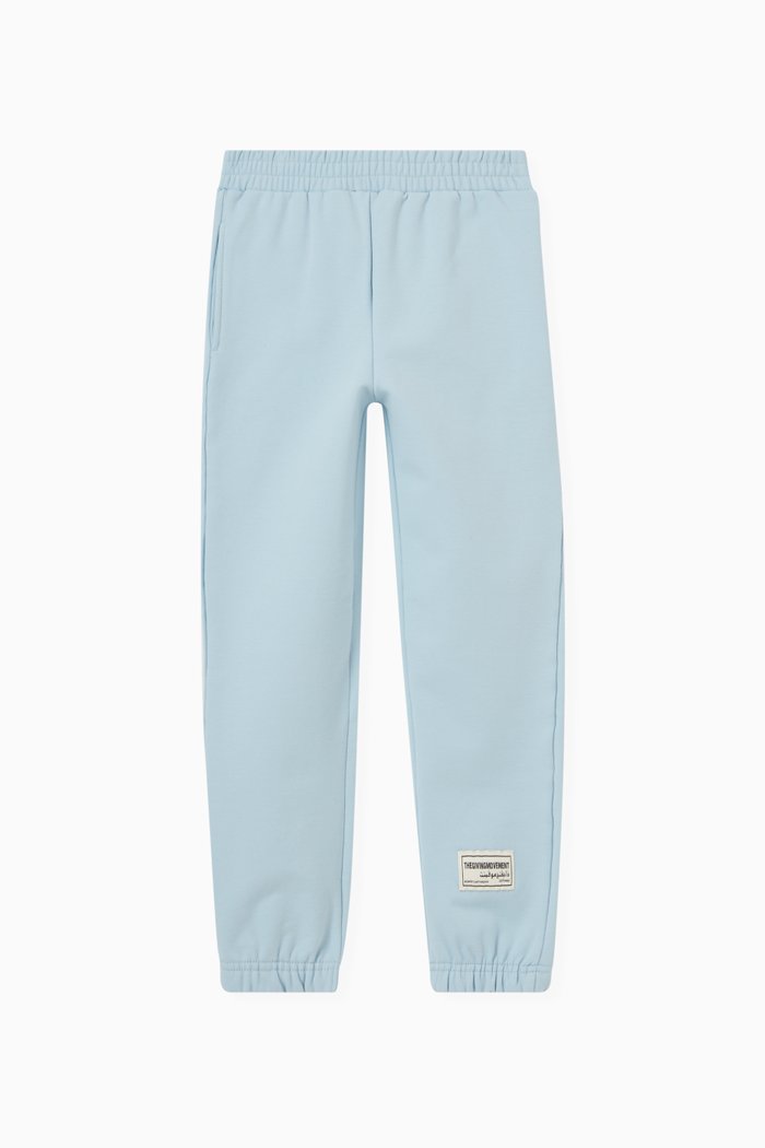 

Logo Sweatpants in Organic Cotton, Blue