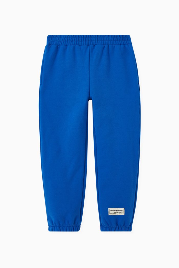 

Logo Sweatpants in Organic Cotton, Blue