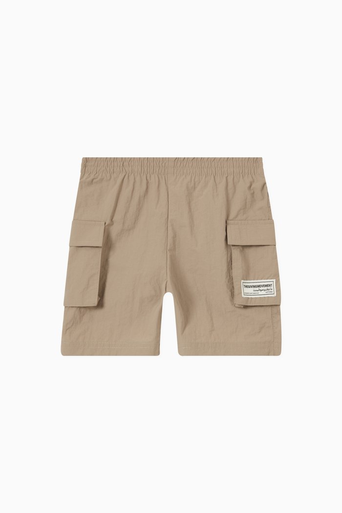 

Logo Cargo Shorts, Neutral