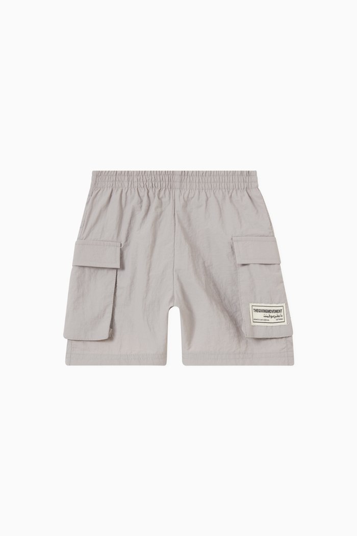 

Logo Cargo Shorts, Grey