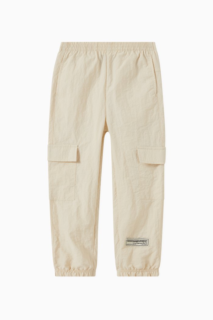 

Logo Cargo Pants, Neutral