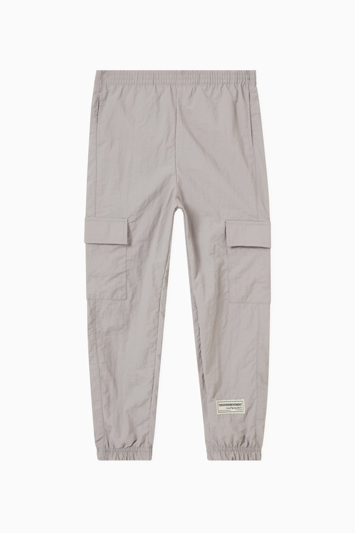 

Logo Cargo Pants, Grey