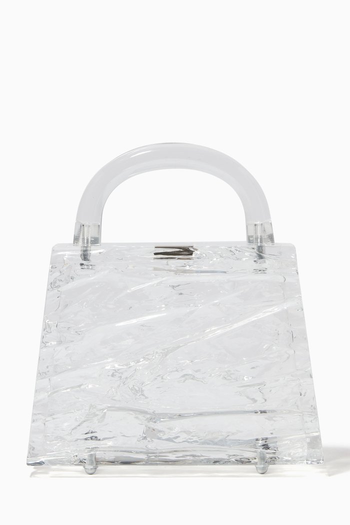 

Eva Bag in Crushed Ice Acrylic, Colourless