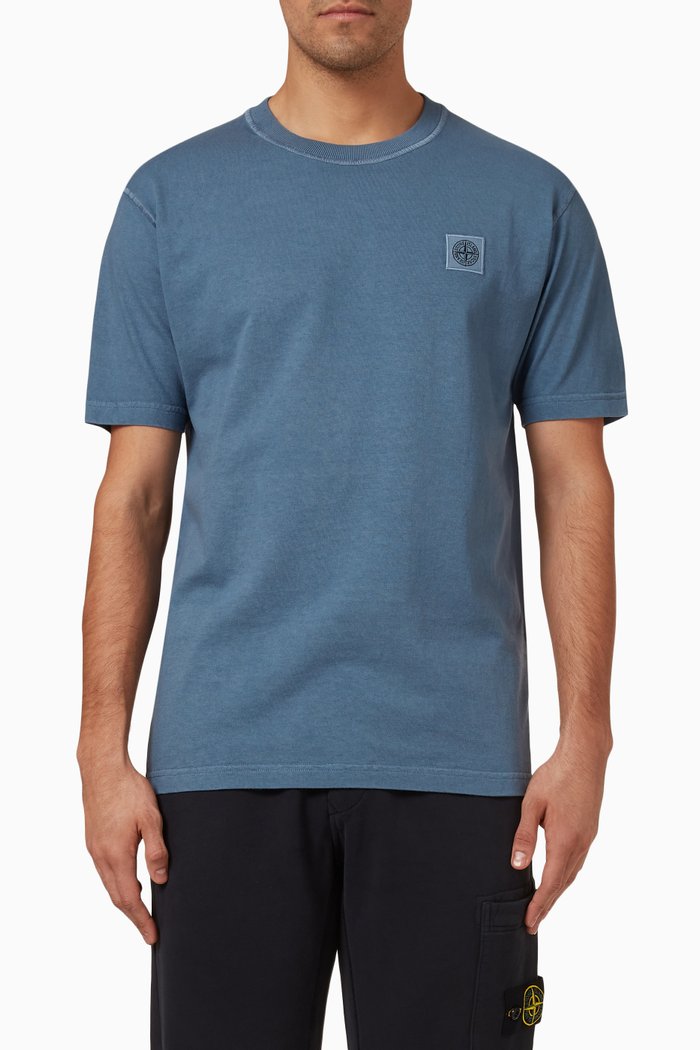

Logo T-shirt in Cotton Jersey, Blue