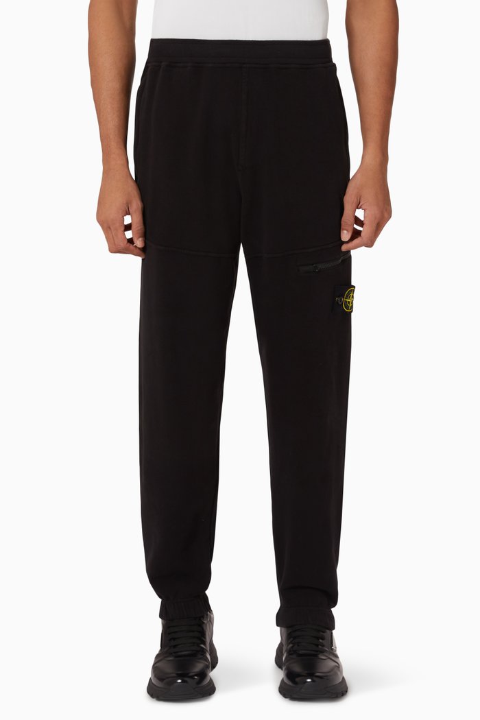 

Compass Patch Cargo Pants in Cotton, Black