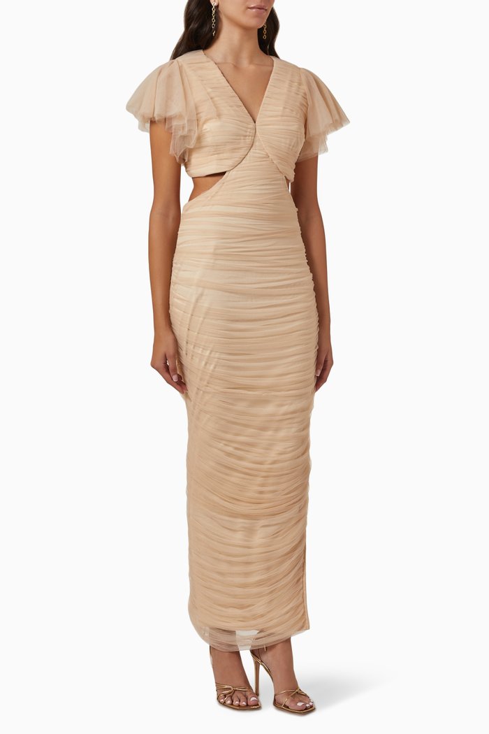 

Cut-out Dress, Neutral