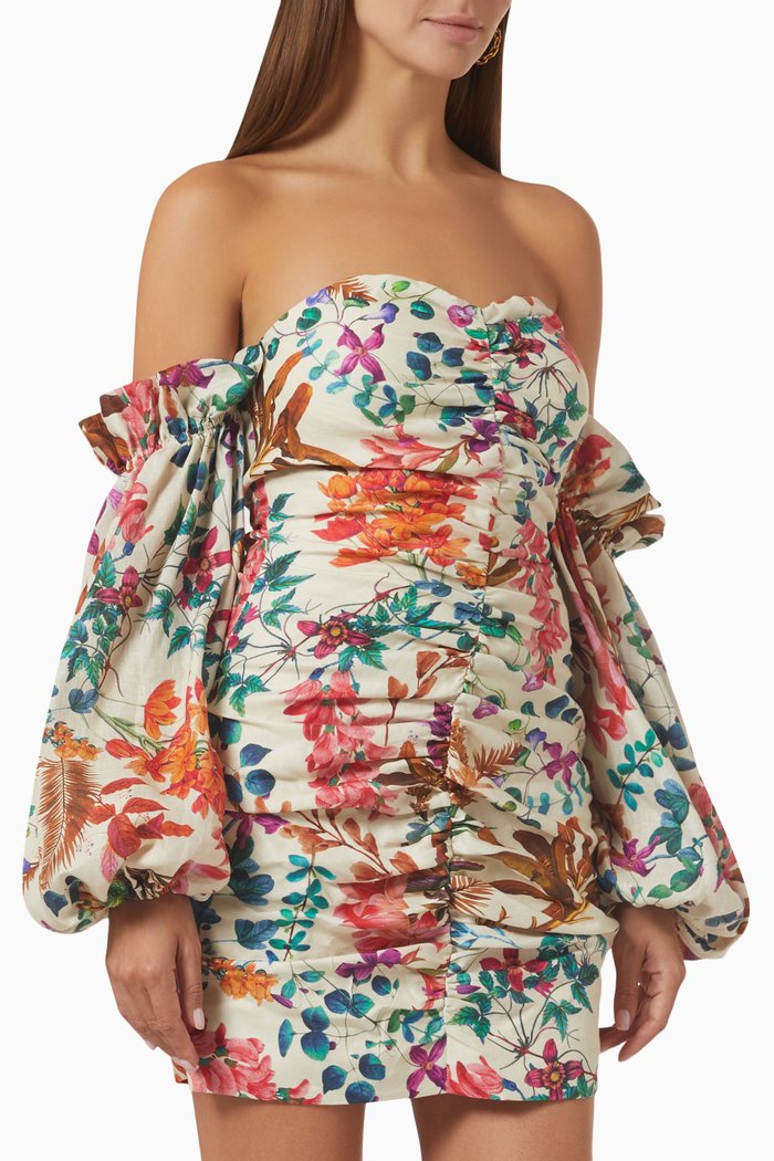 

Camelia Ruched Dress, Multicolour