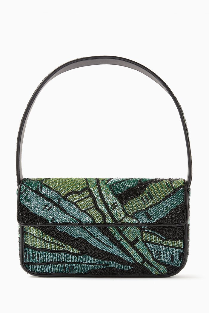 

Tommy Beaded Shoulder Bag, Green
