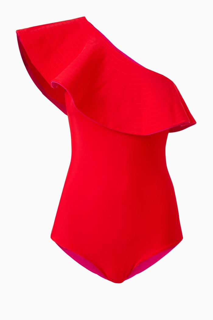 

Tucan One-piece Swimsuit, Red