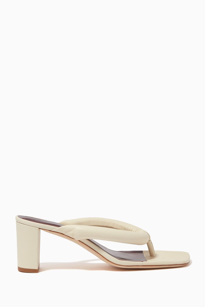 

Rio Thong Sandals in Nappa, Neutral