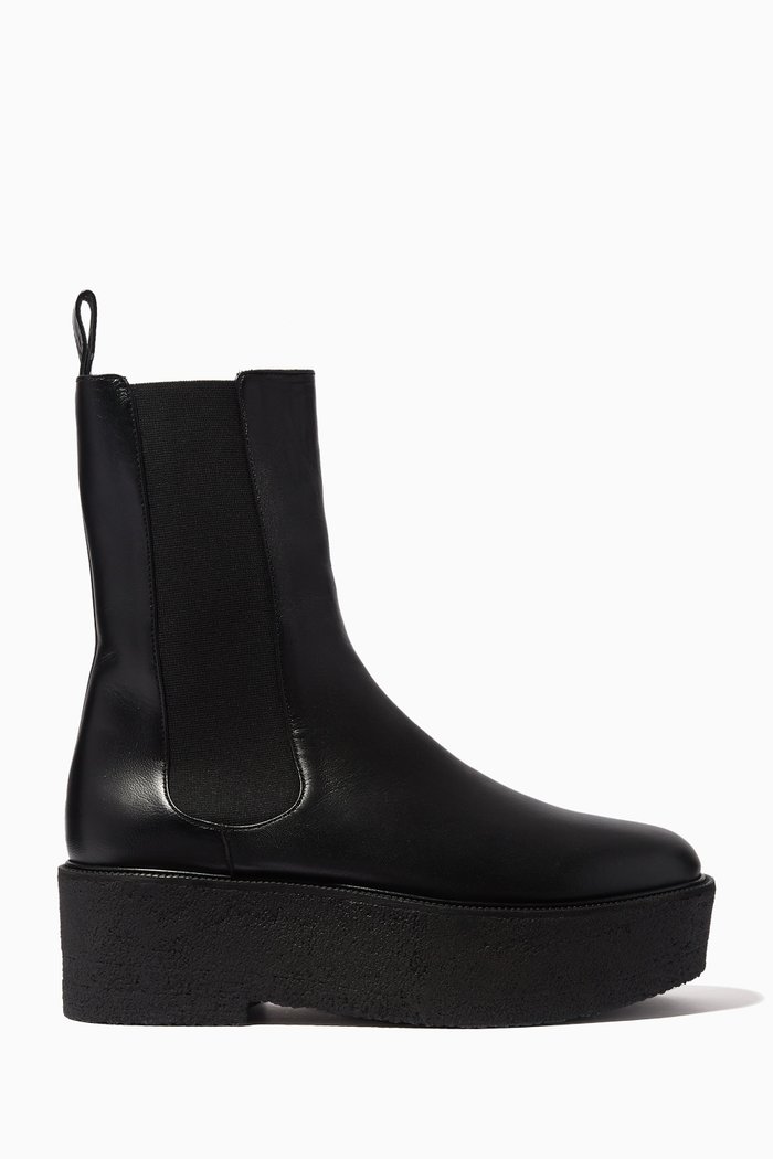 

Palamino Platform Boots in Leather, Black