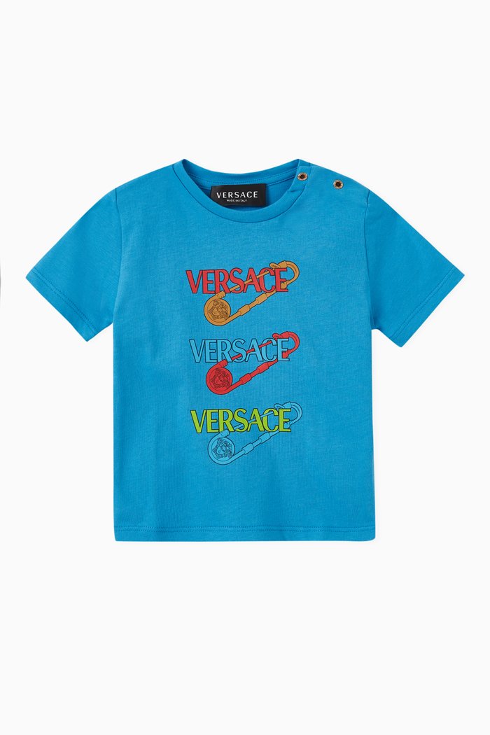 

Logo T-shirt in Cotton, Blue