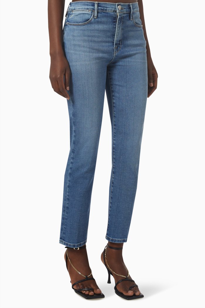 

Le High Straight-fit Jeans, Blue