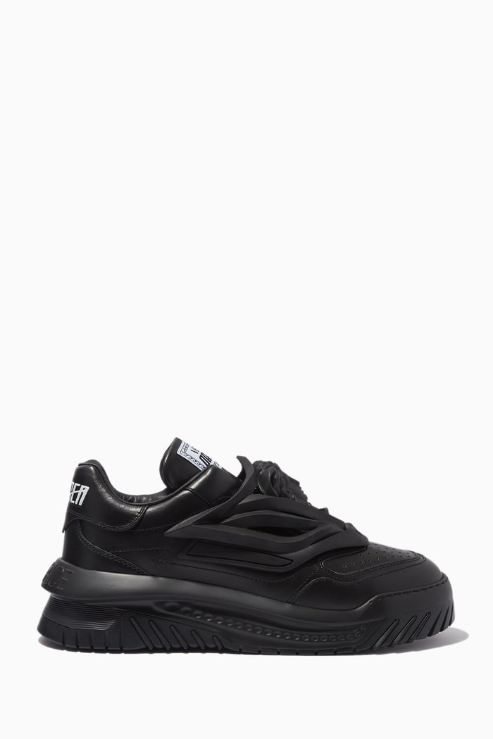 

Odissea Sneakers in Leather, Black