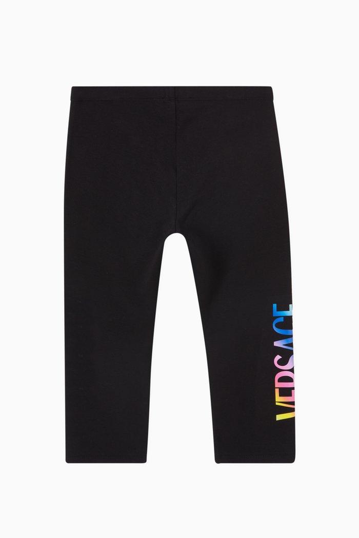 

Logo Leggings in Cotton, Black