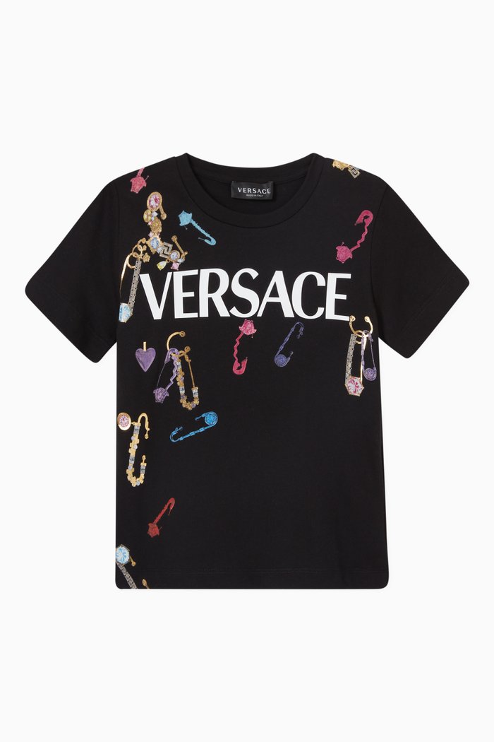 

Logo T-shirt in Cotton Jersey, Black