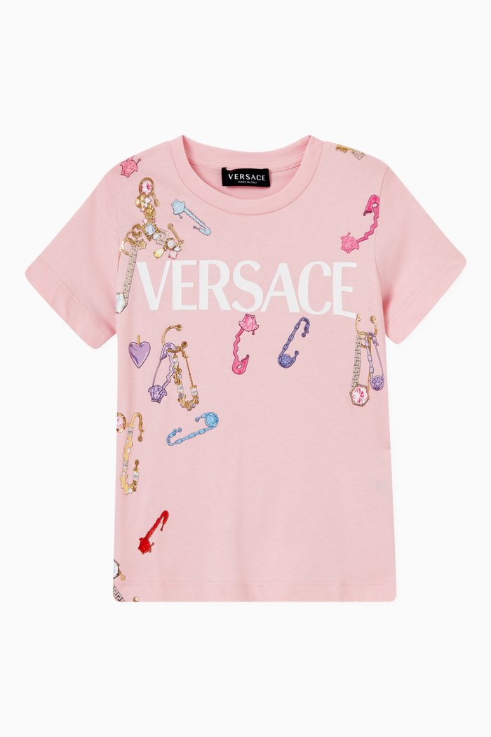 

Logo T-shirt in Cotton Jersey, Pink