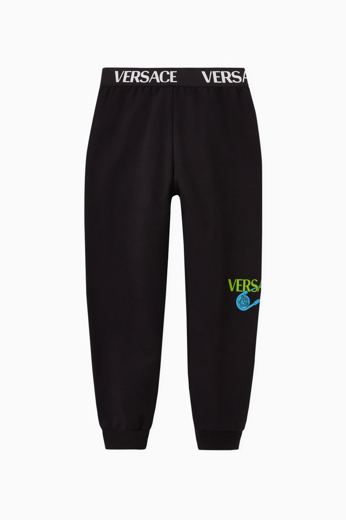 

Logo Sweatpants in Cotton, Black