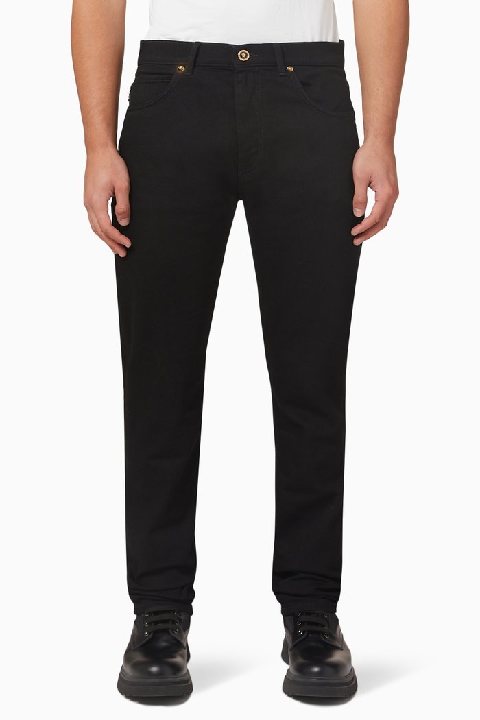

Medusa Jeans in Denim, Black