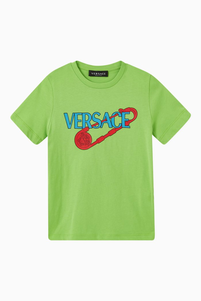 

Logo T-shirt in Organic Cotton, Green